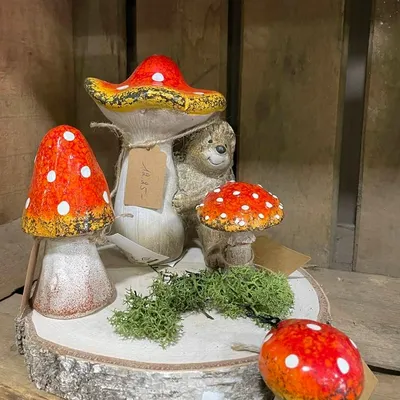 Paddenstoelen decoratie