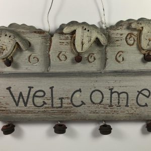 Decoratief bord – Welcome met schapen